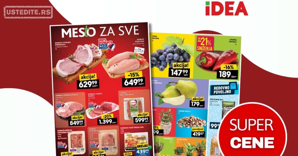 Idea SVEŽA AKCIJA 25.9-1.10.2025.