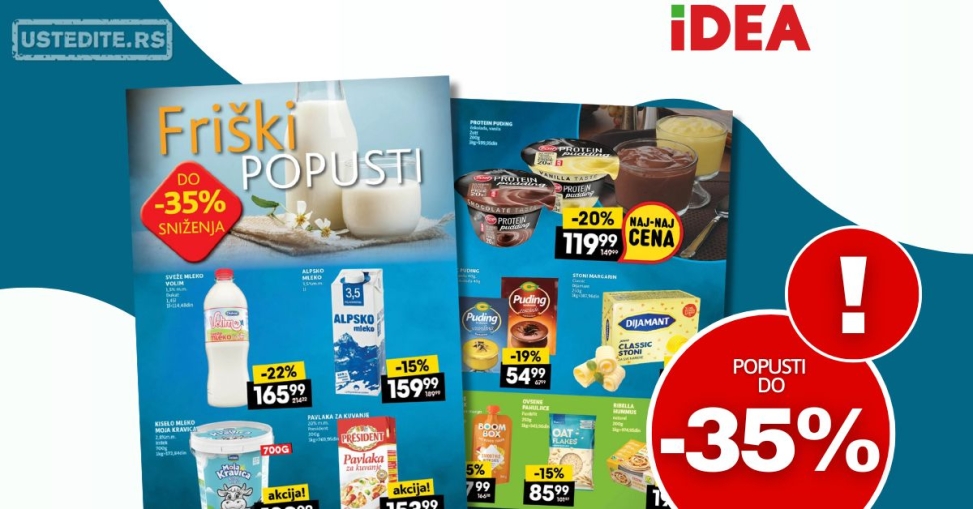 Idea akcija FRIŠKI POPUSTI 11-17.9.2025.