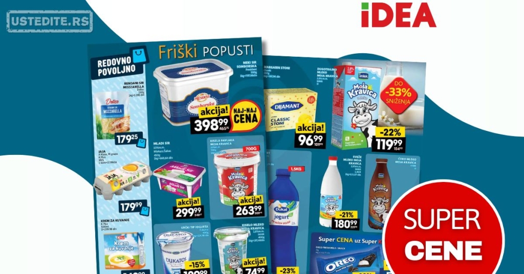 Idea akcija FRIŠKI POPUSTI 18-24.9.2025.