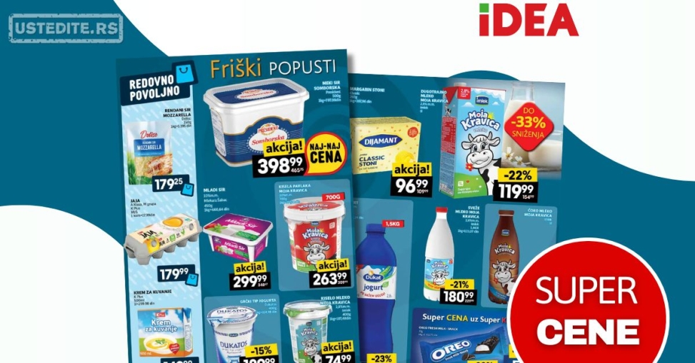Idea akcija FRIŠKI POPUSTI 18-24.9.2025.