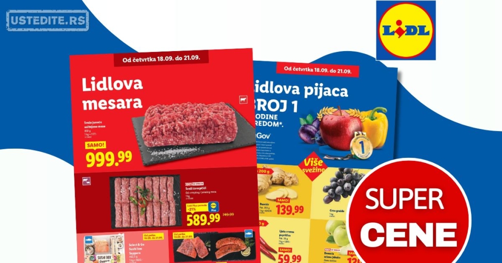 Lidl SVEŽA AKCIJA 18-21.9.2025.