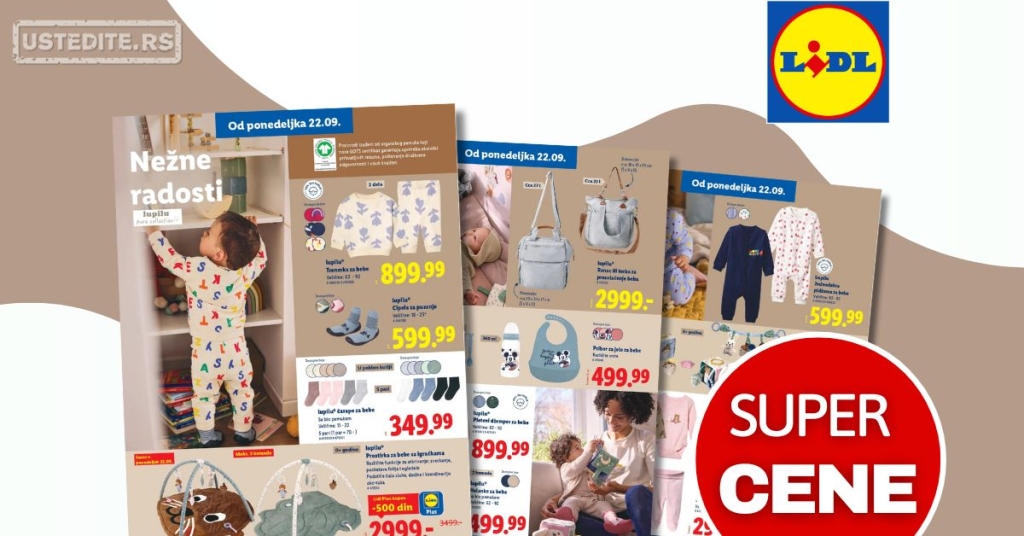 Lidl NEŽNE RADOSTI 22-24.9.2025.