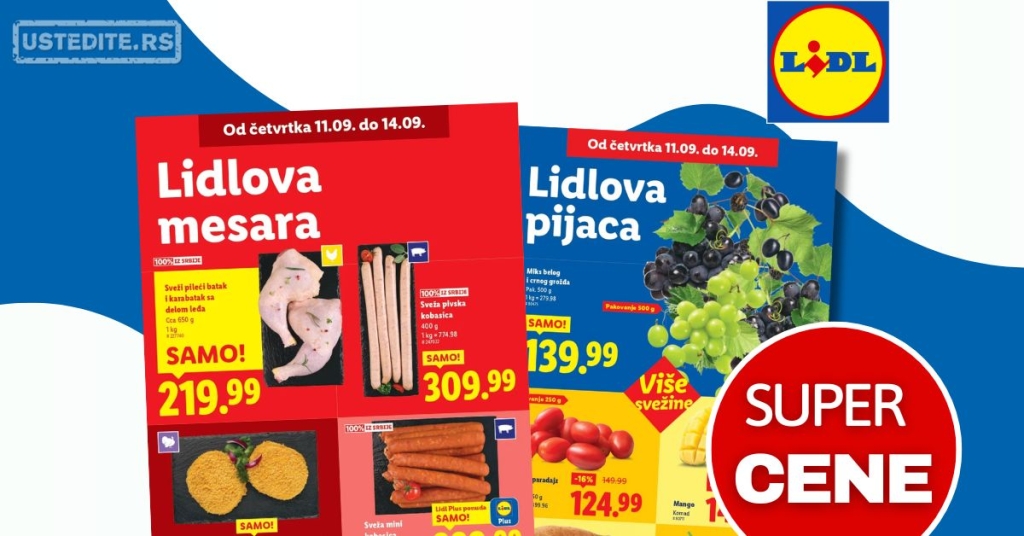 Lidl SVEŽA AKCIJA 11-14.9.2025.