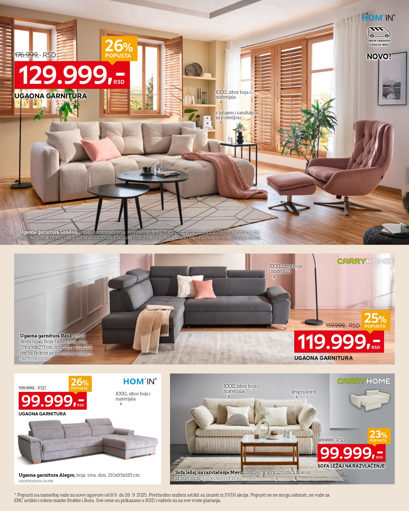 Lesnina XXXL katalog 8-28.9.2025.