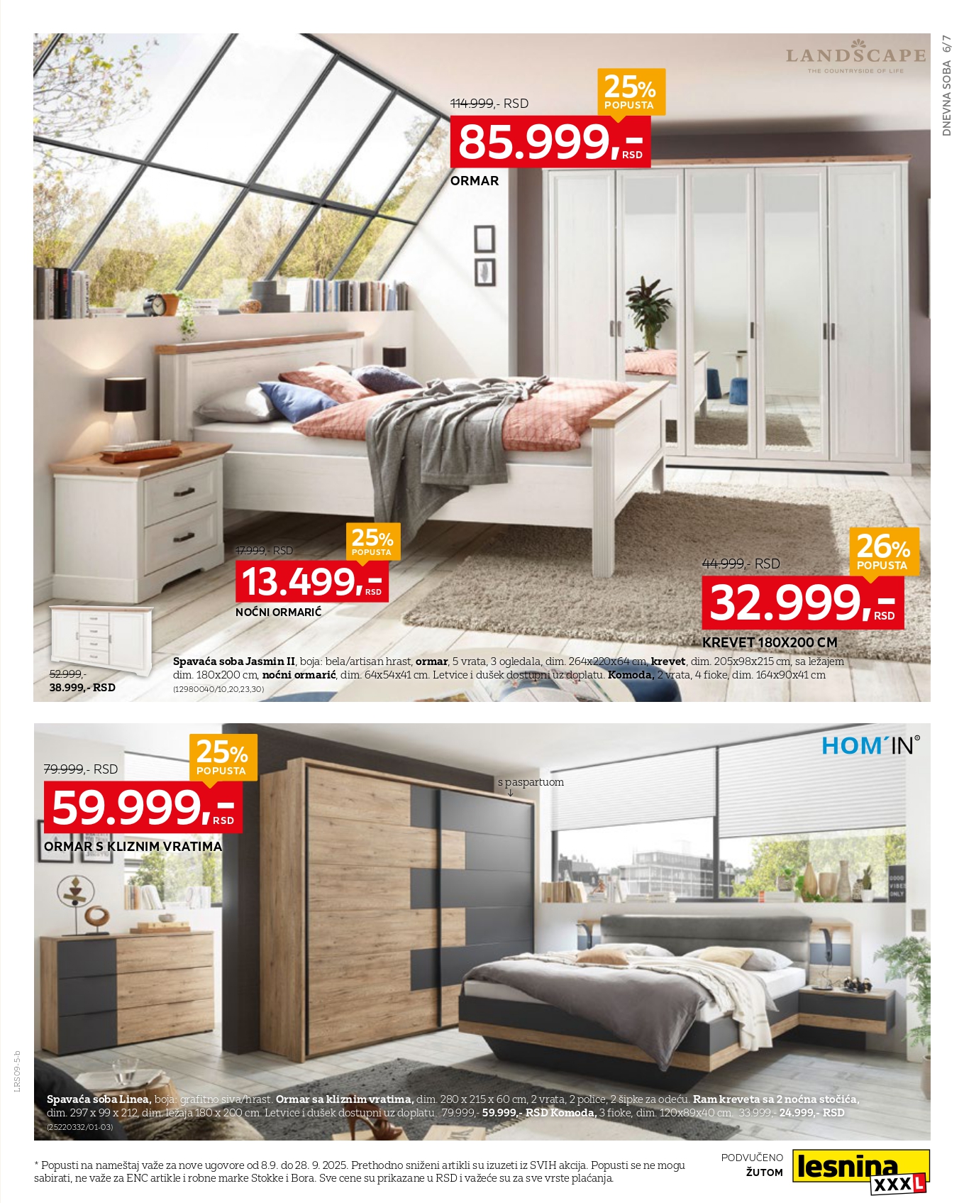 Lesnina XXXL katalog 8-28.9.2025.