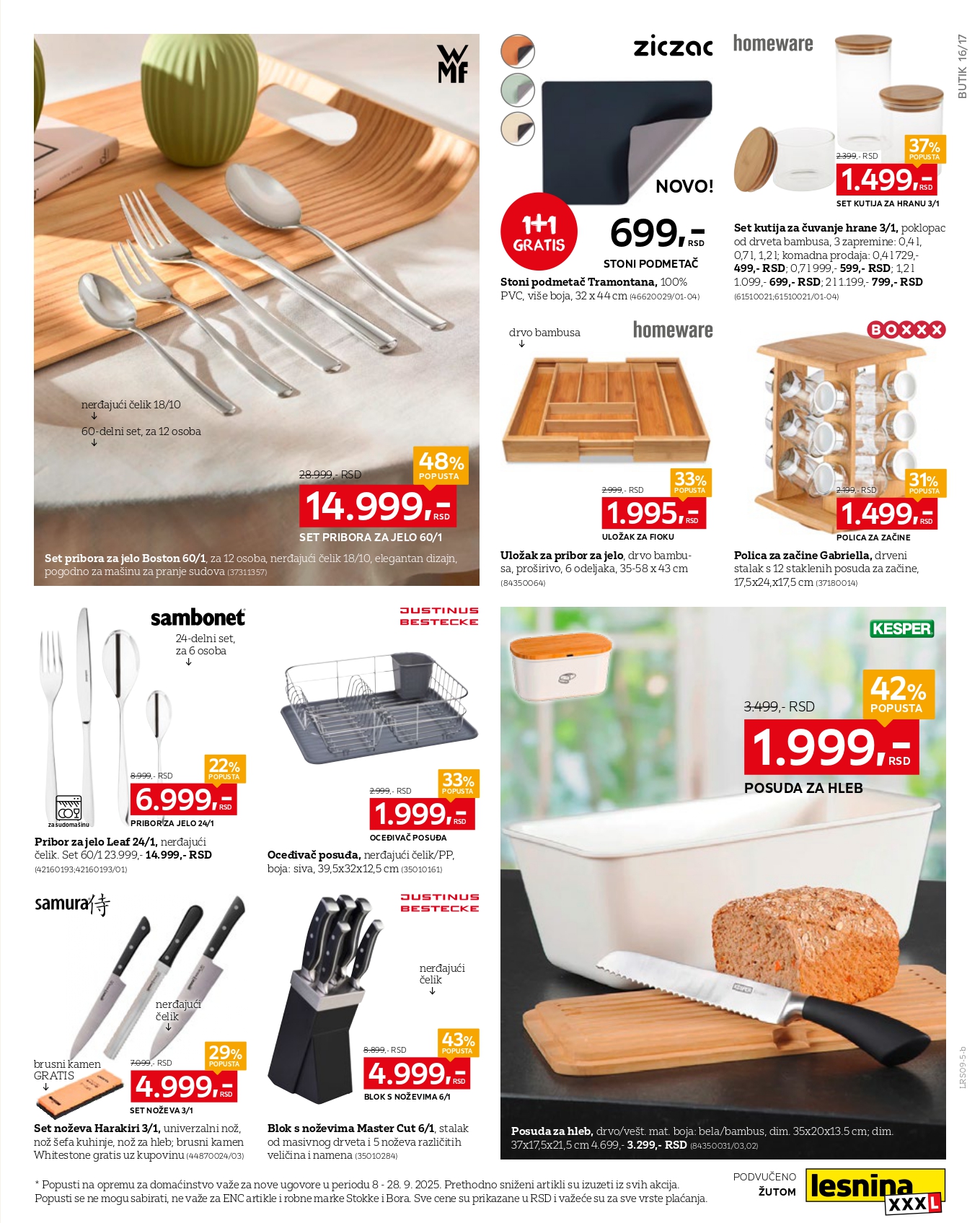 Lesnina XXXL katalog 8-28.9.2025.