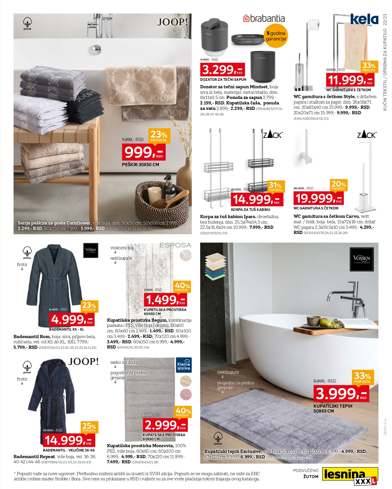 Lesnina XXXL katalog 29.9-26.10.2025.