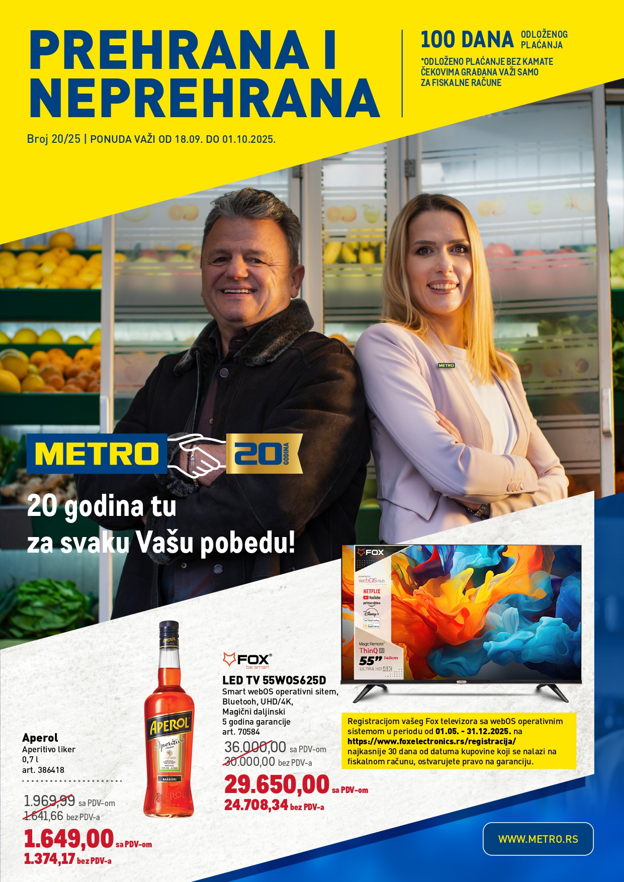 Metro katalog PREHRANA/NEPREHRANA 18.9-1.10.2025.