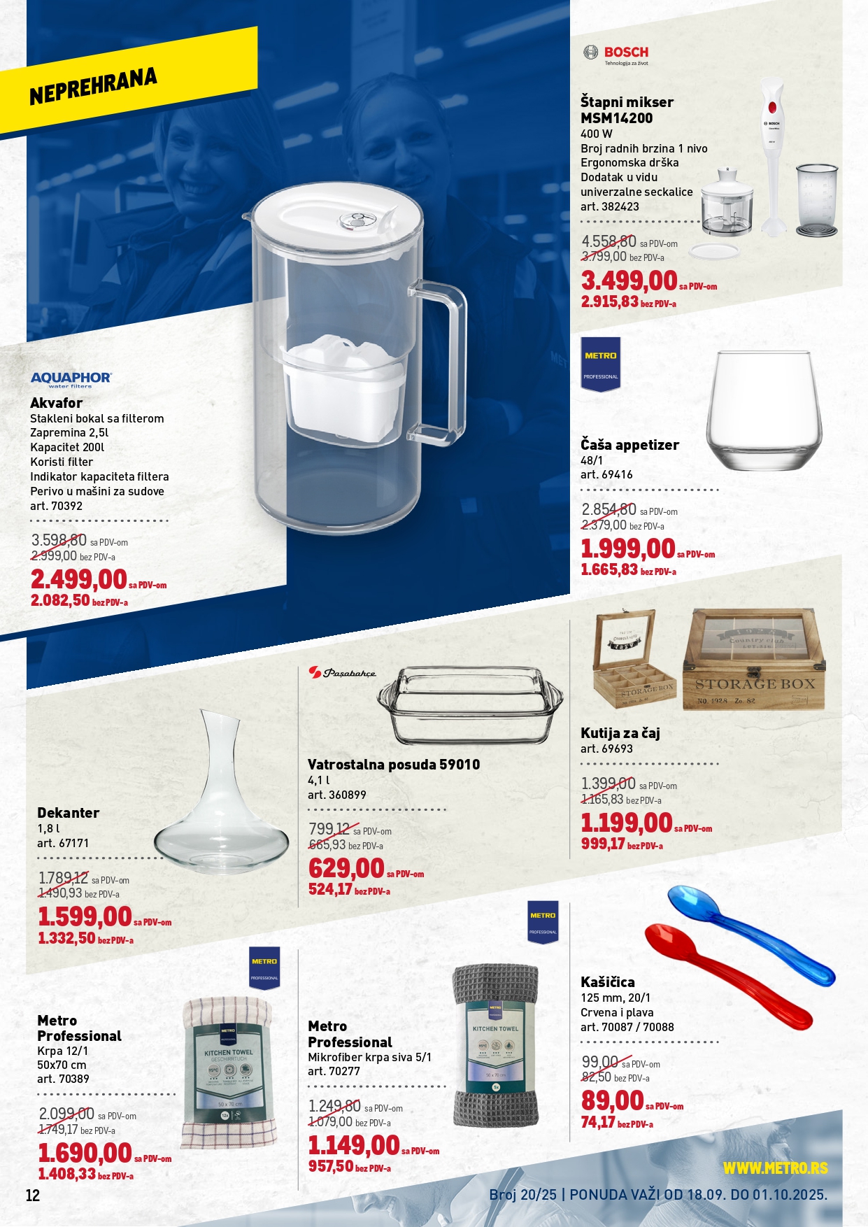 Metro katalog PREHRANA/NEPREHRANA 18.9-1.10.2025.