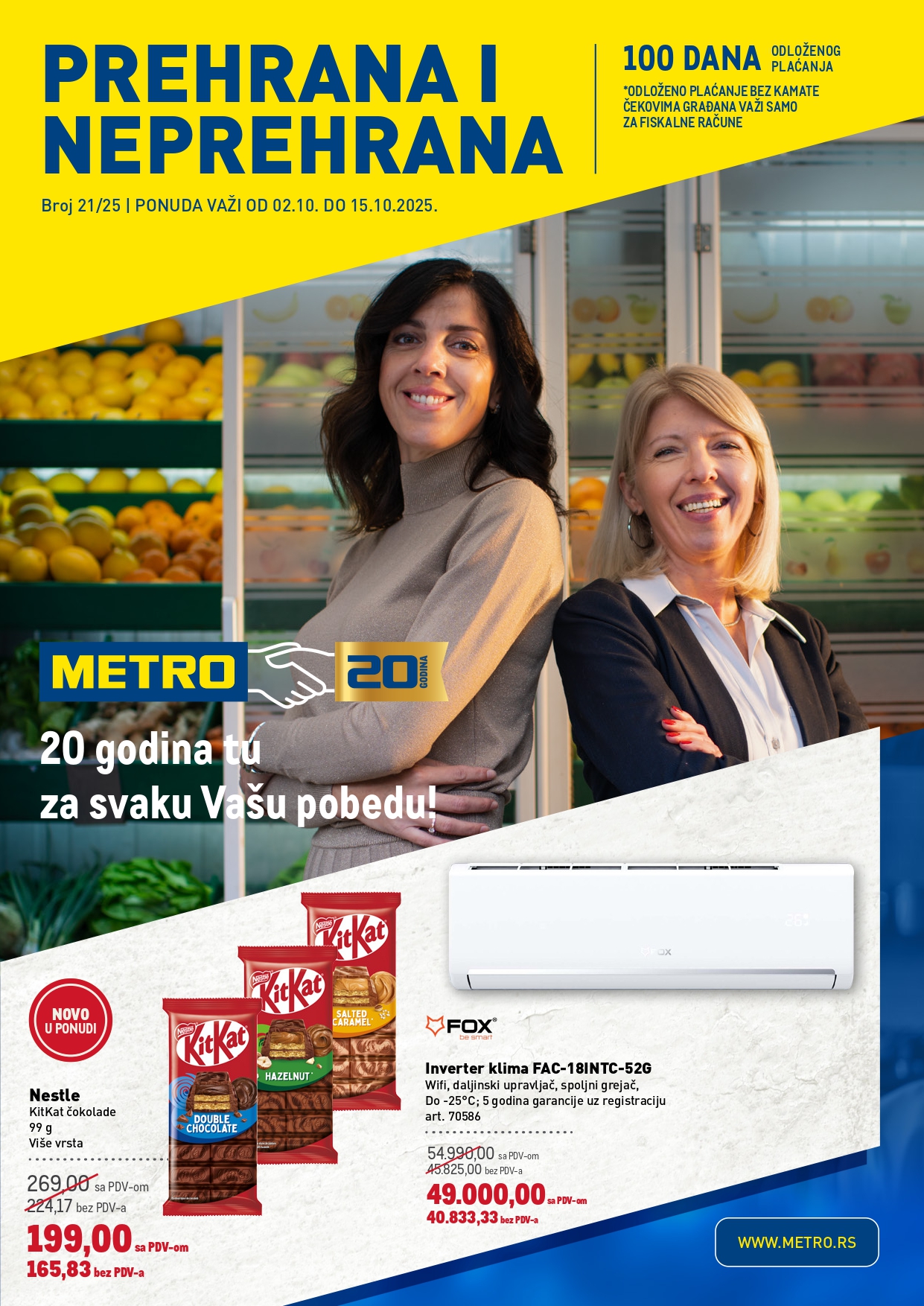 Metro katalog PREHRANA/NEPREHRANA 2-15.10.2025.