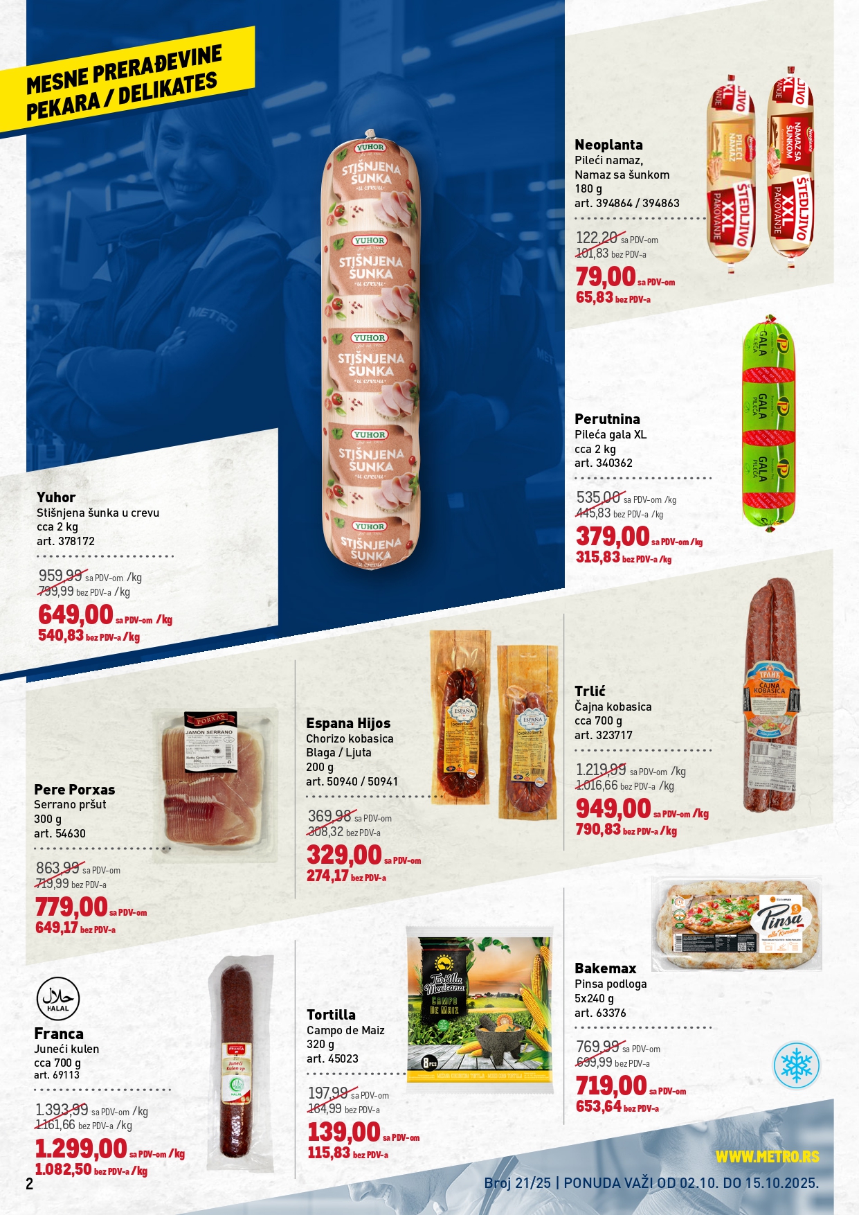 Metro katalog PREHRANA/NEPREHRANA 2-15.10.2025.