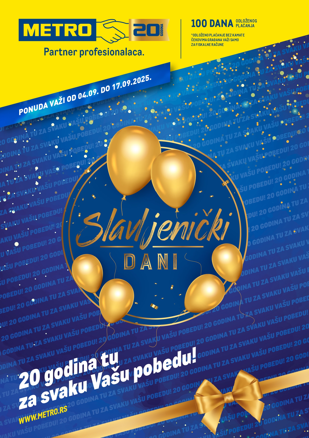 Metro katalog SLAVLJENIČKI DANI 4-17.9.2025.