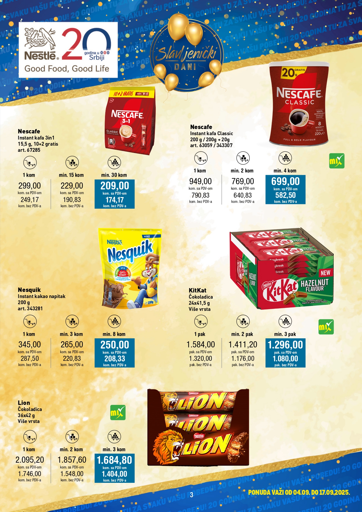 Metro katalog SLAVLJENIČKI DANI 4-17.9.2025.