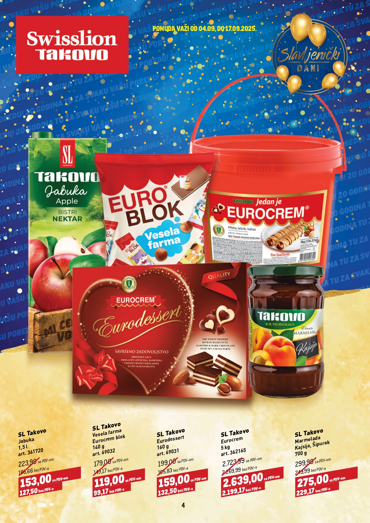 Metro katalog SLAVLJENIČKI DANI 4-17.9.2025.