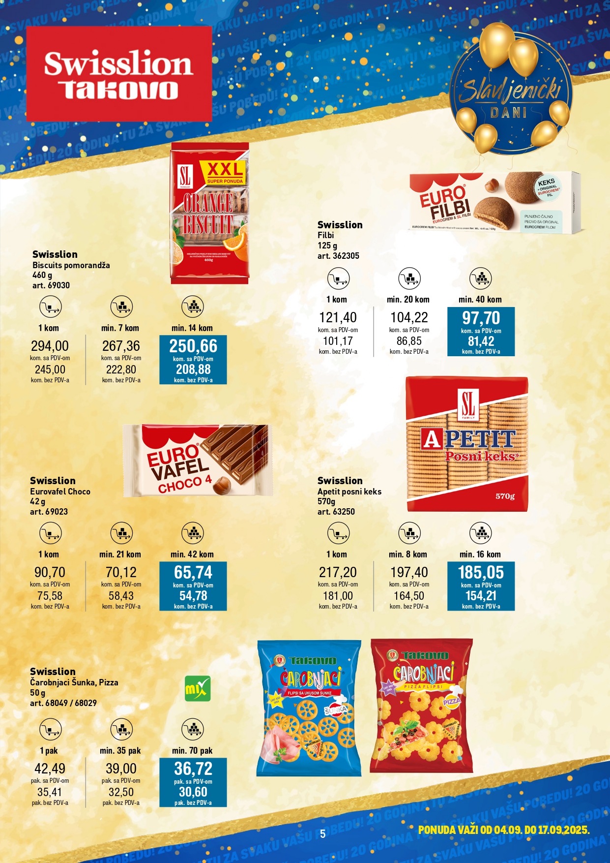 Metro katalog SLAVLJENIČKI DANI 4-17.9.2025.