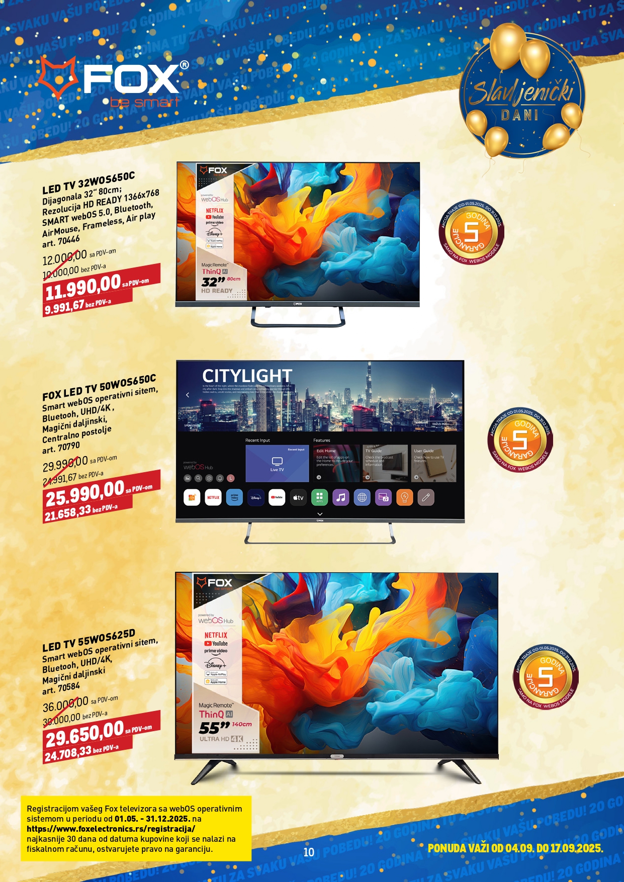 Metro katalog SLAVLJENIČKI DANI 4-17.9.2025.