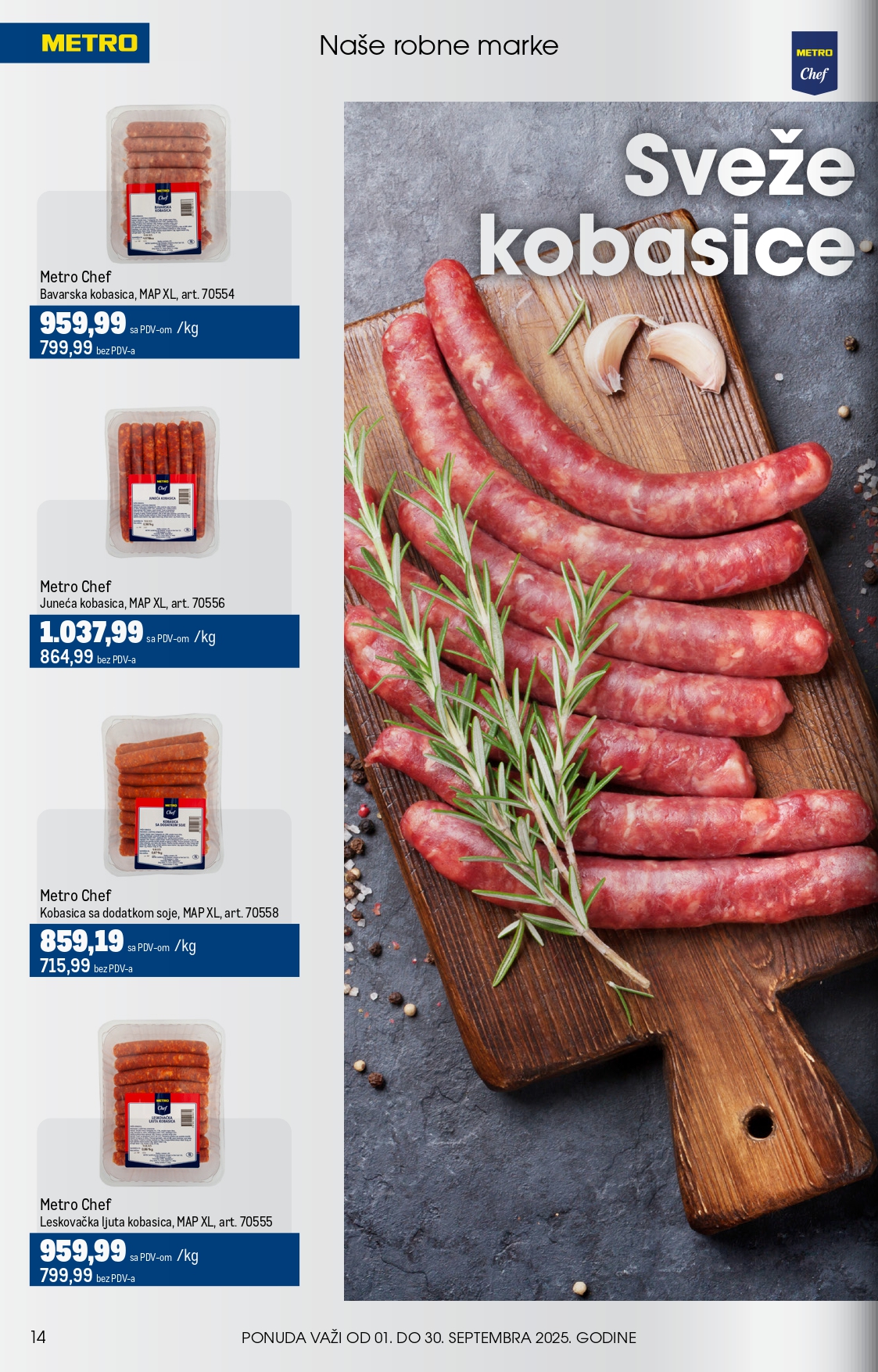 Metro katalog UGOSTITELJI 1-30.9.2025.