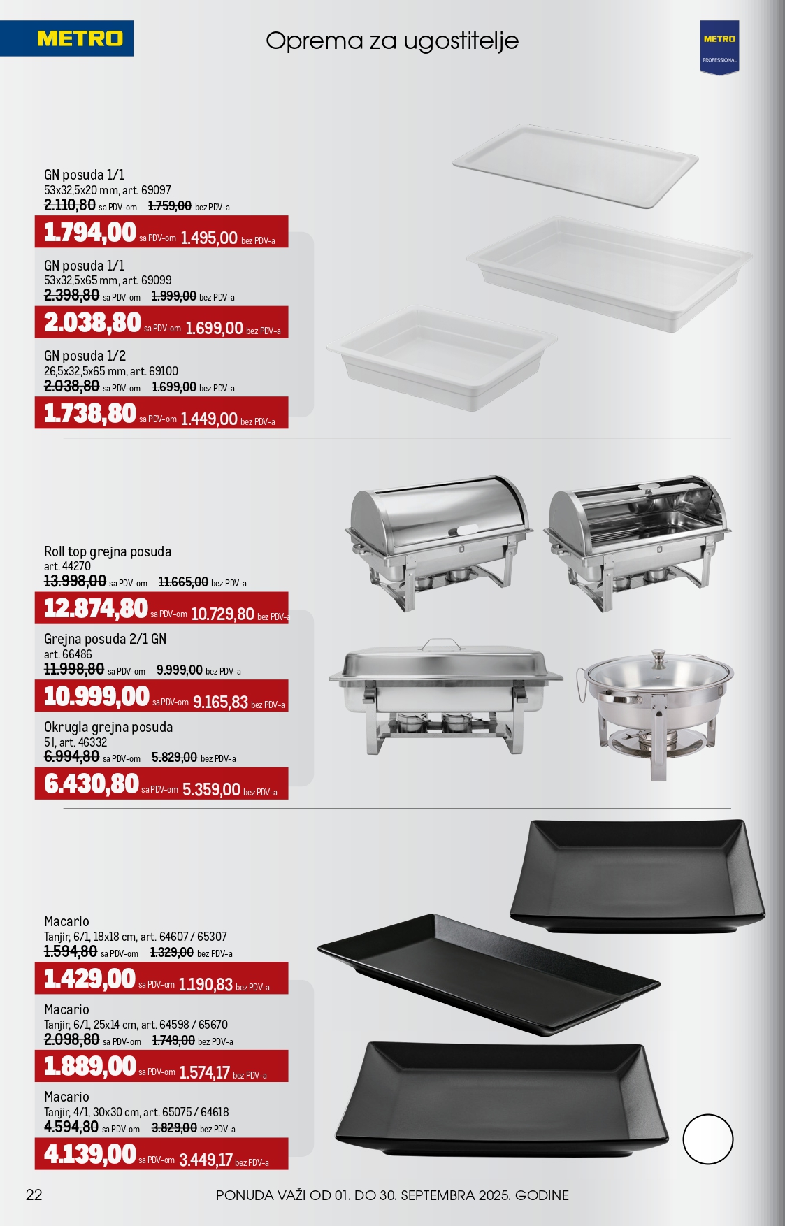 Metro katalog UGOSTITELJI 1-30.9.2025.