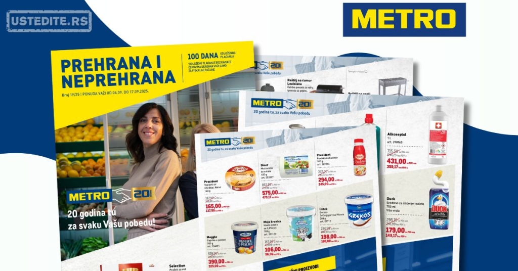 Metro katalog PREHRANA/NEPREHRANA 4-17.9.2025.