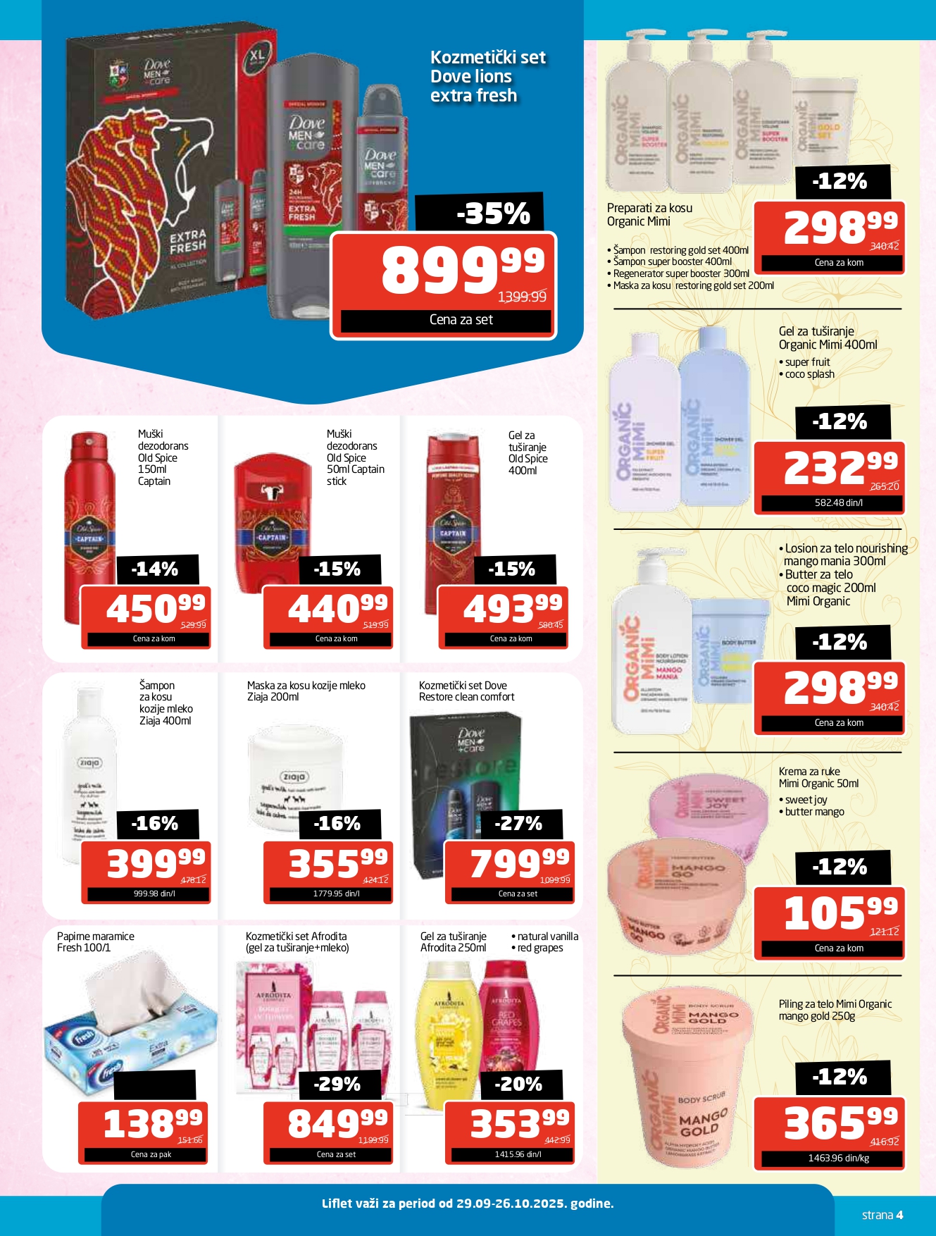 Gomex katalog TEMA MESECA 29.9-26.10.2025.