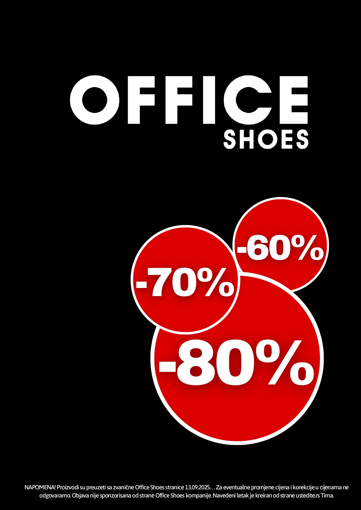 Office Shoes SNIŽENJE do 80% septembar 2025.