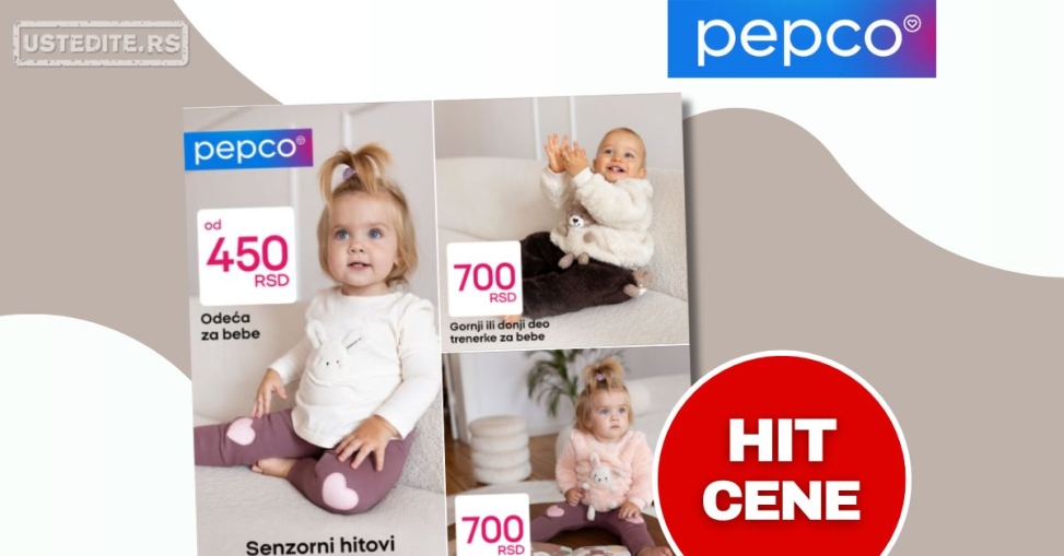 Pepco ODEĆA ZA BEBE septembar 2025.