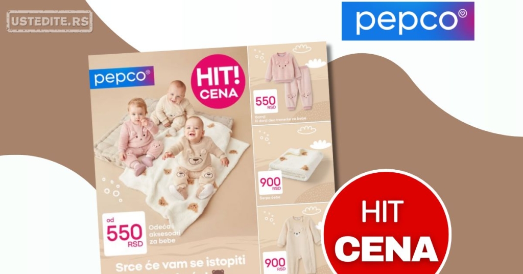 Pepco ODEĆA ZA BEBE 18.9-1.10.2025.
