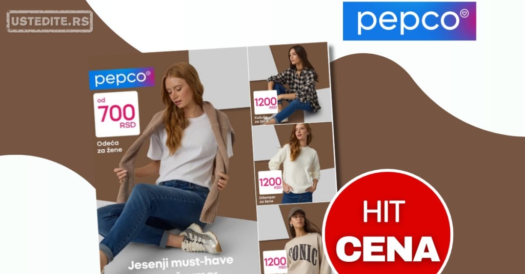 Pepco ODEĆA ZA ŽENE septembar 2025.