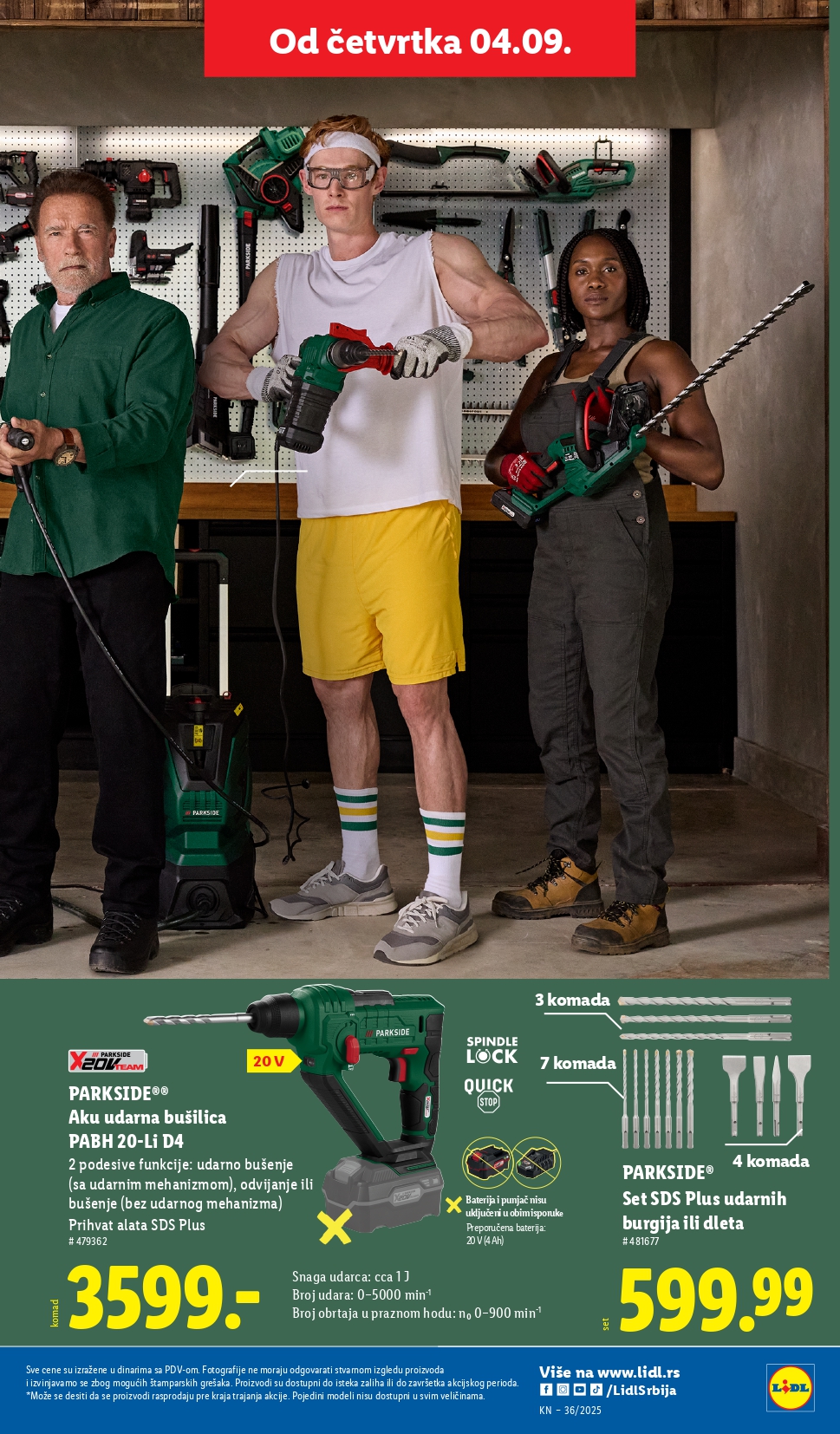 Lidl katalog NEPREHRANA 4-10.9.2025.