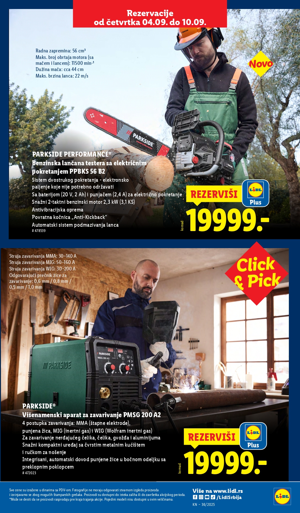 Lidl katalog NEPREHRANA 4-10.9.2025.