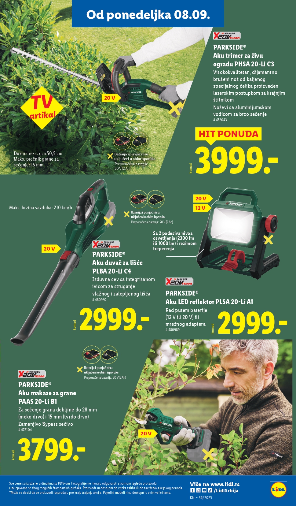 Lidl katalog NEPREHRANA 4-10.9.2025.