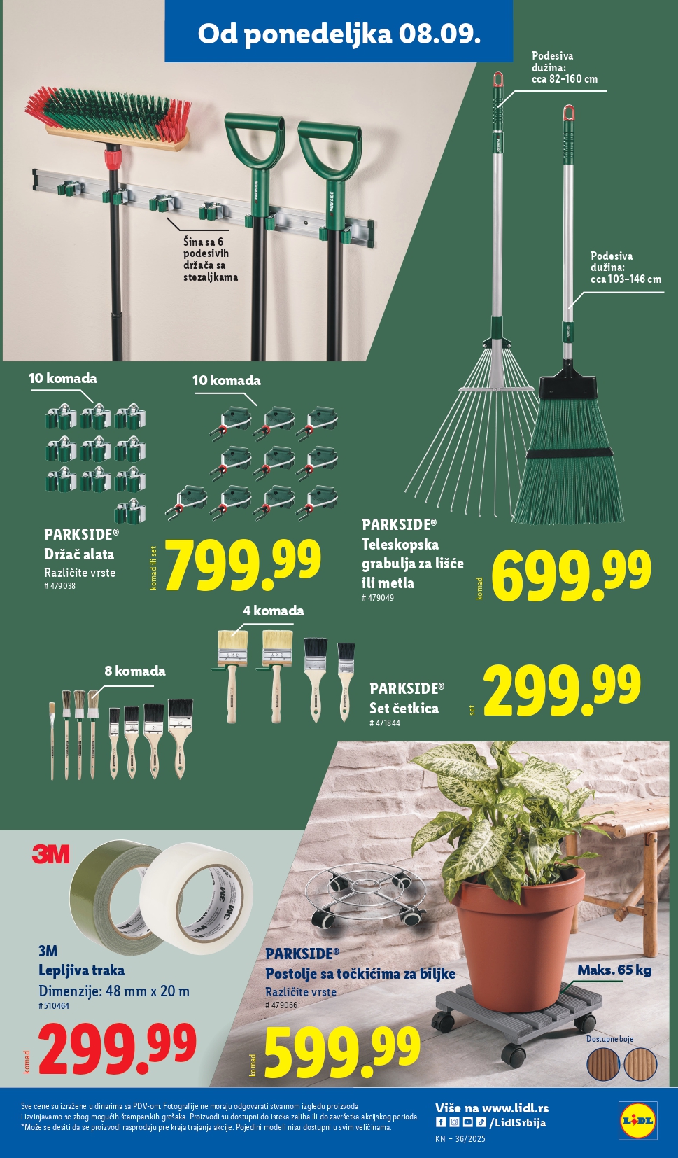 Lidl katalog NEPREHRANA 4-10.9.2025.