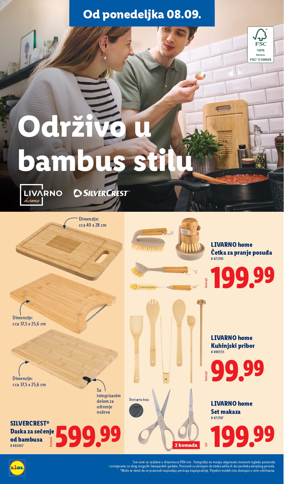 Lidl katalog NEPREHRANA 4-10.9.2025.
