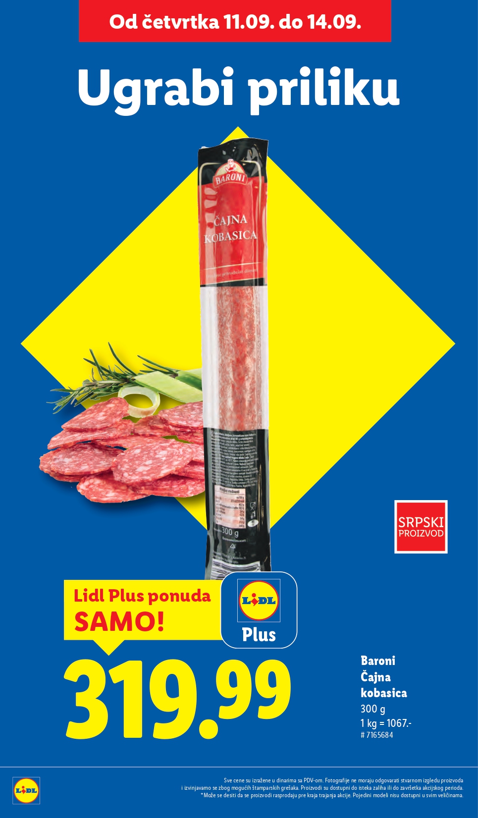 Lidl katalog PREHRANA 11-17.9.2025.