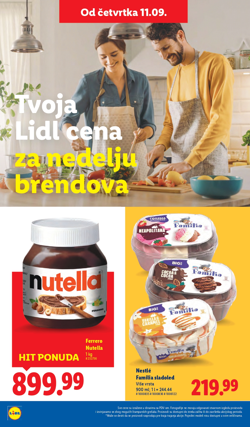 Lidl katalog PREHRANA 11-17.9.2025.