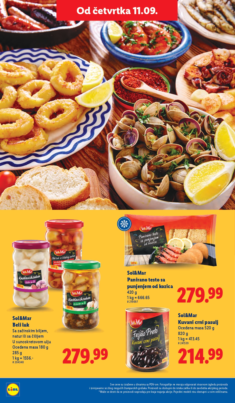 Lidl katalog PREHRANA 11-17.9.2025.