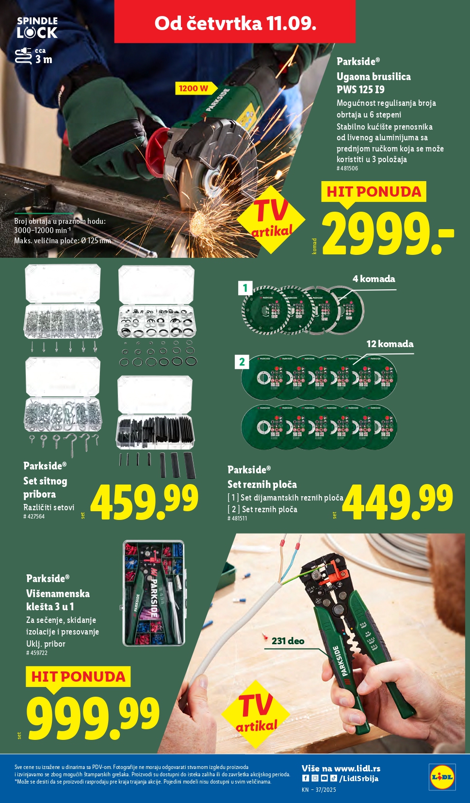 Lidl katalog PREHRANA 11-17.9.2025.