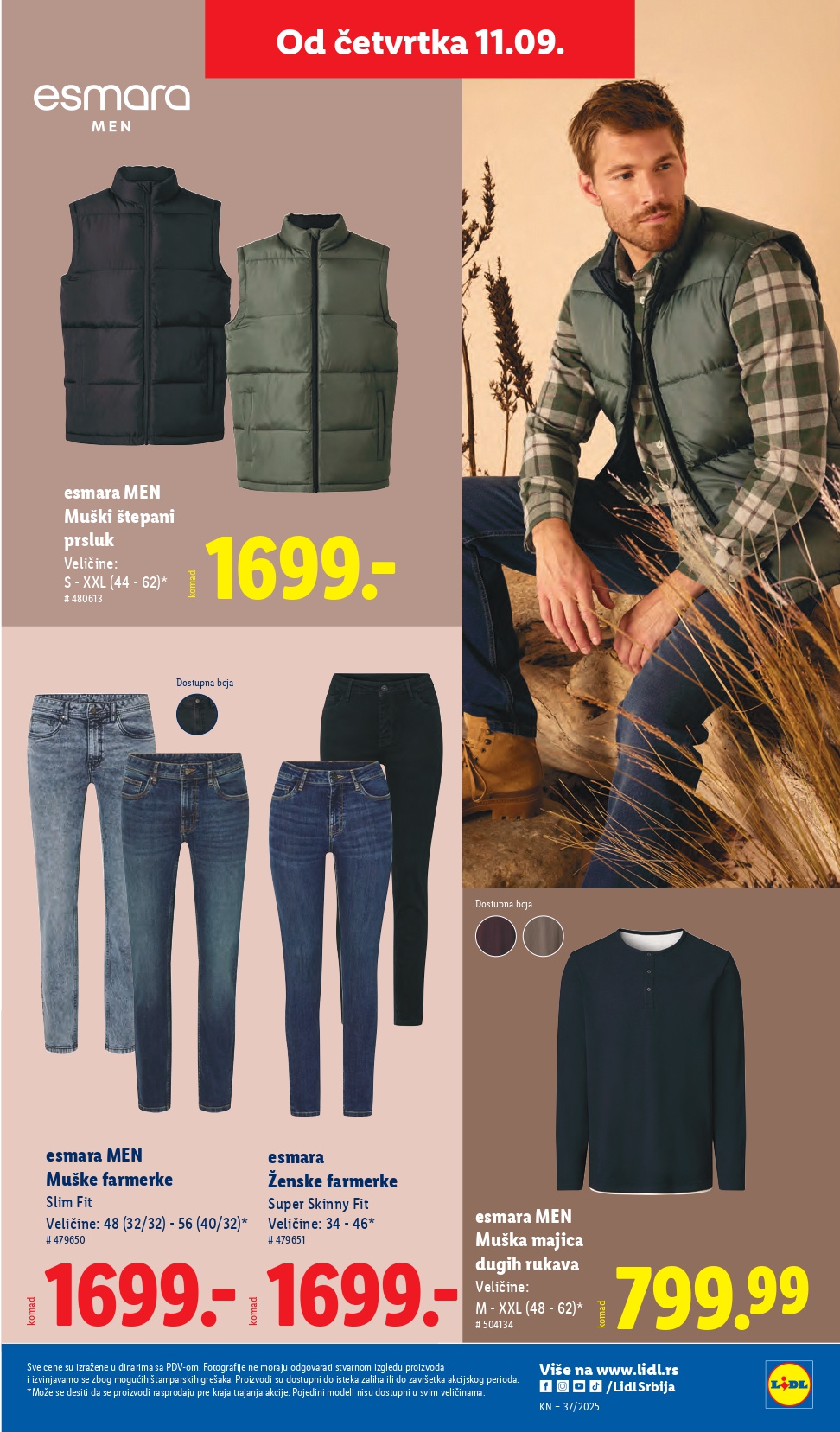 Lidl katalog PREHRANA 11-17.9.2025.