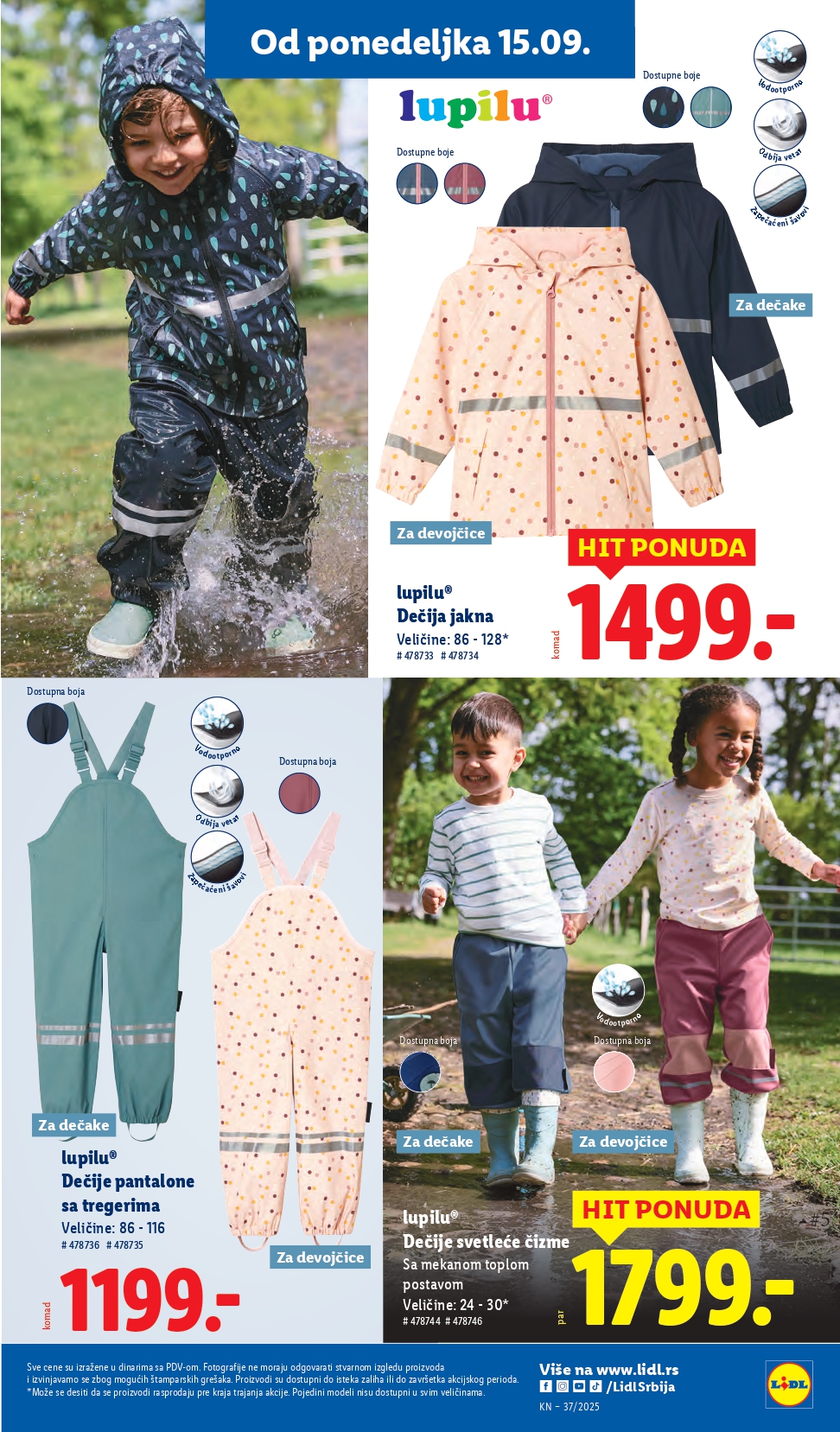 Lidl katalog PREHRANA 11-17.9.2025.