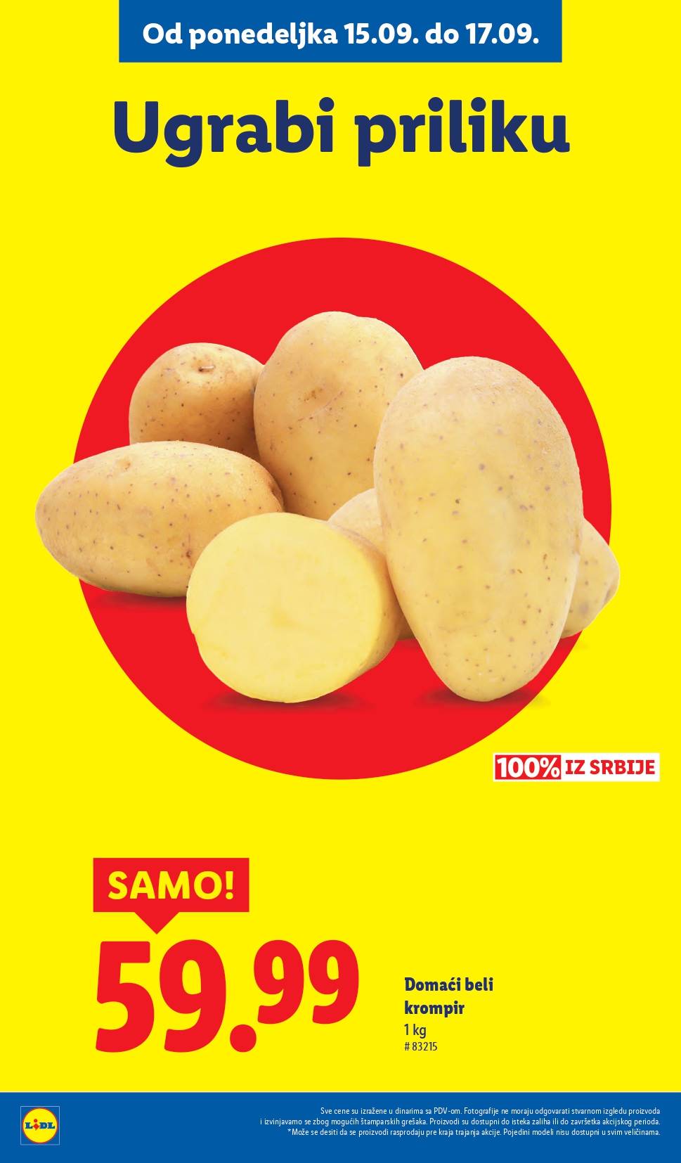 Lidl katalog PREHRANA 11-17.9.2025.