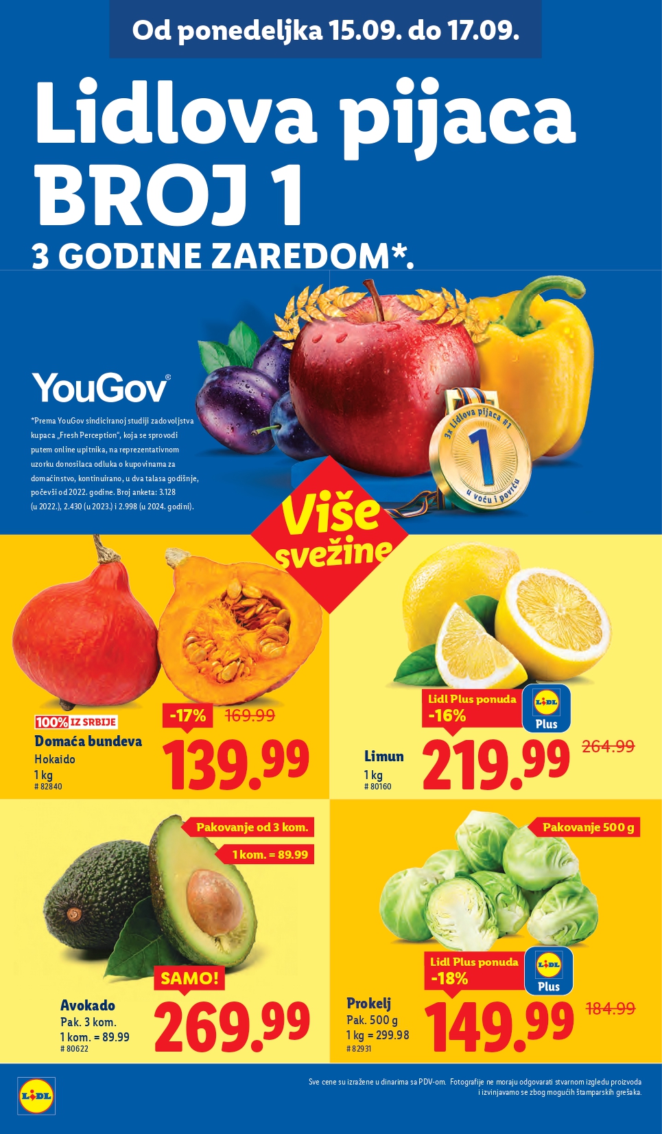 Lidl katalog PREHRANA 11-17.9.2025.