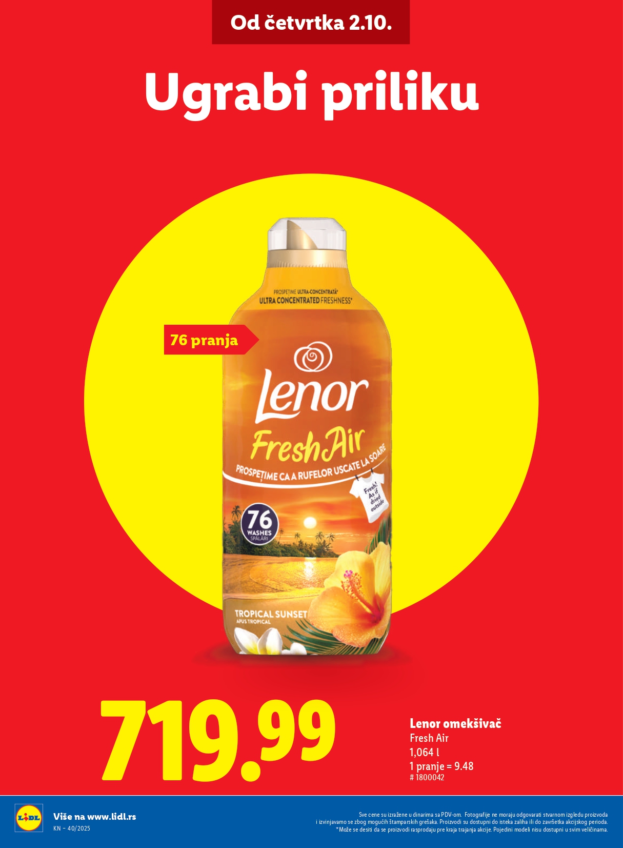 Lidl katalog 2-9.10.2025.