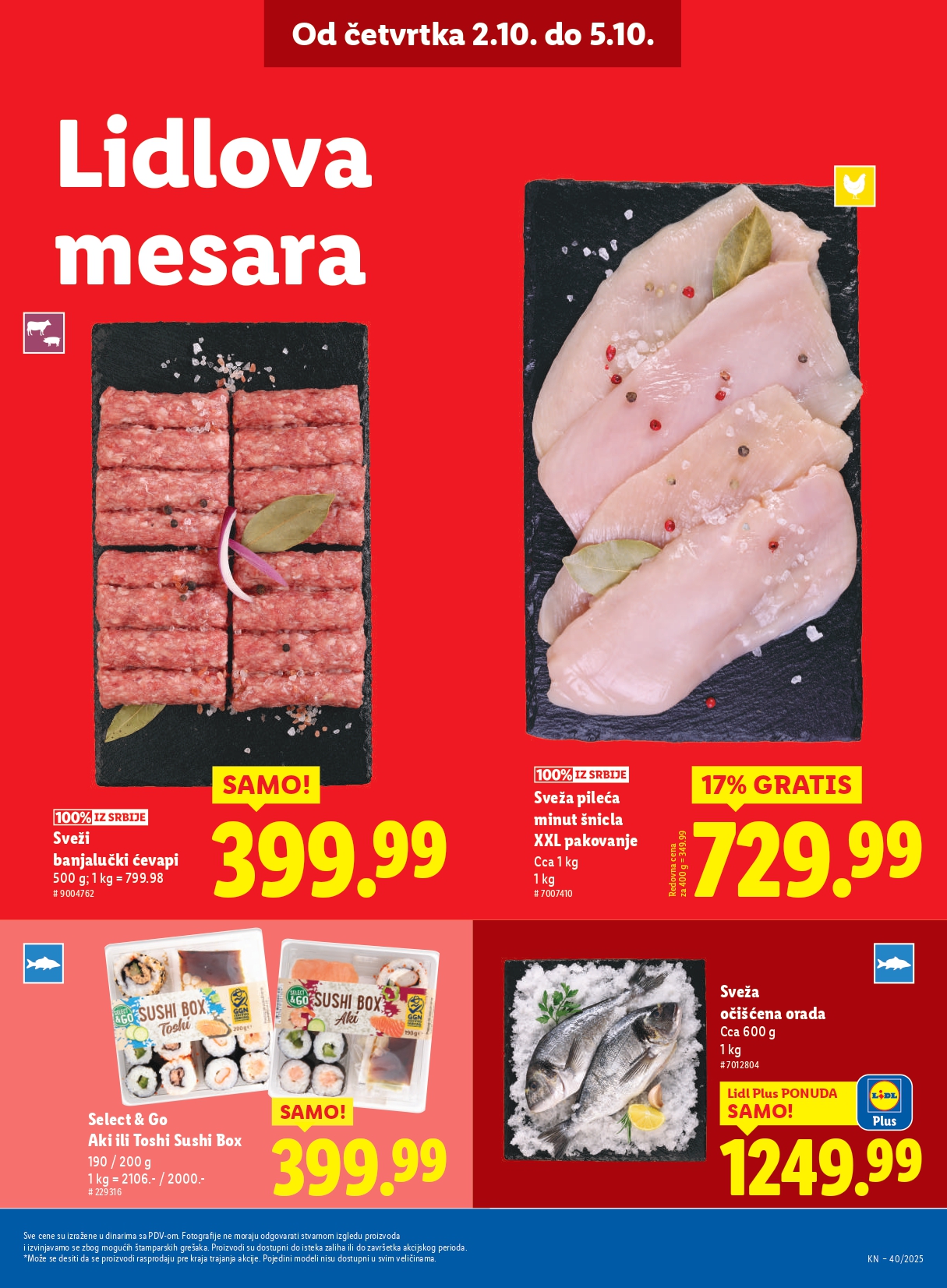Lidl katalog 2-9.10.2025.