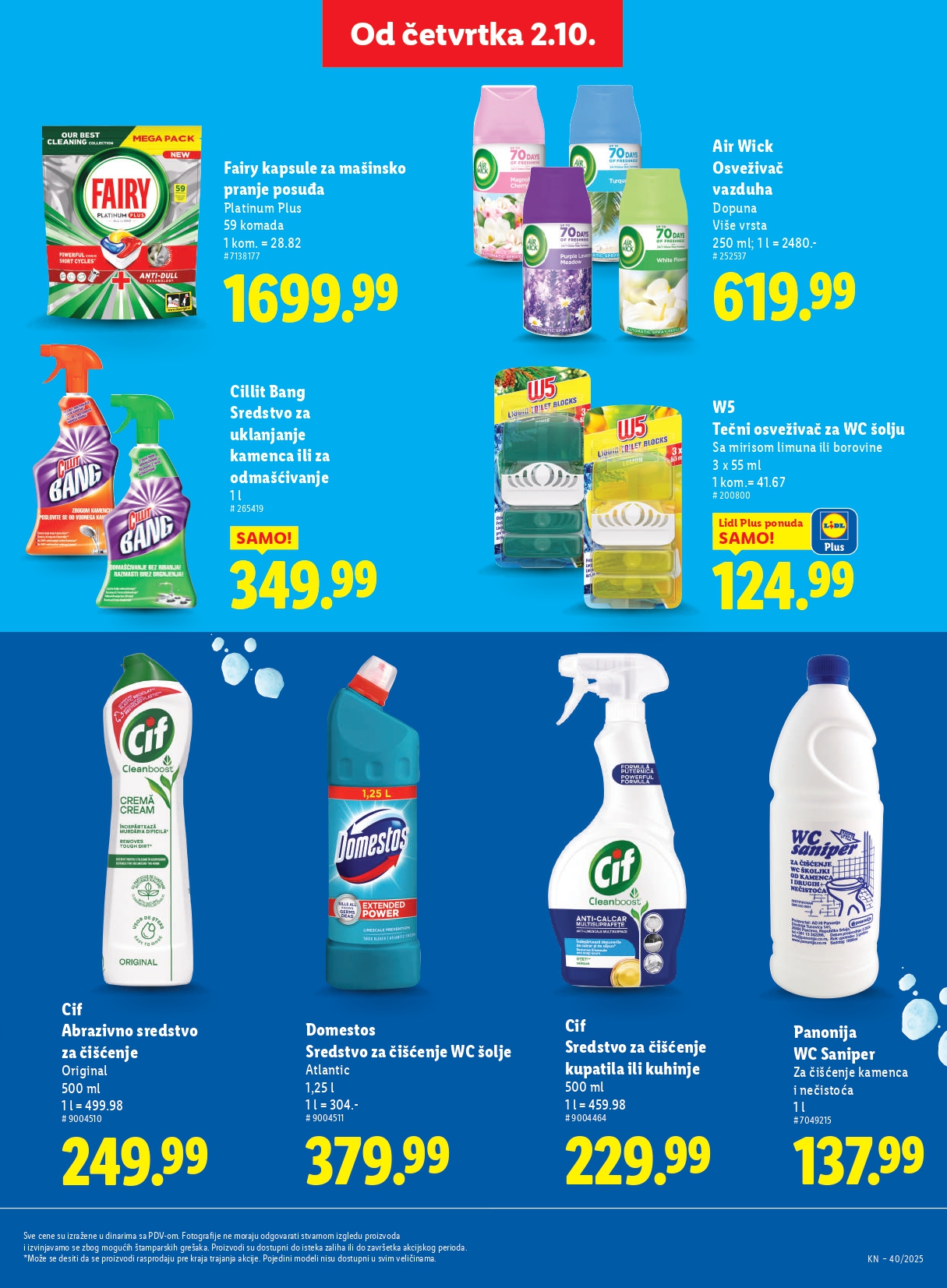 Lidl katalog 2-9.10.2025.