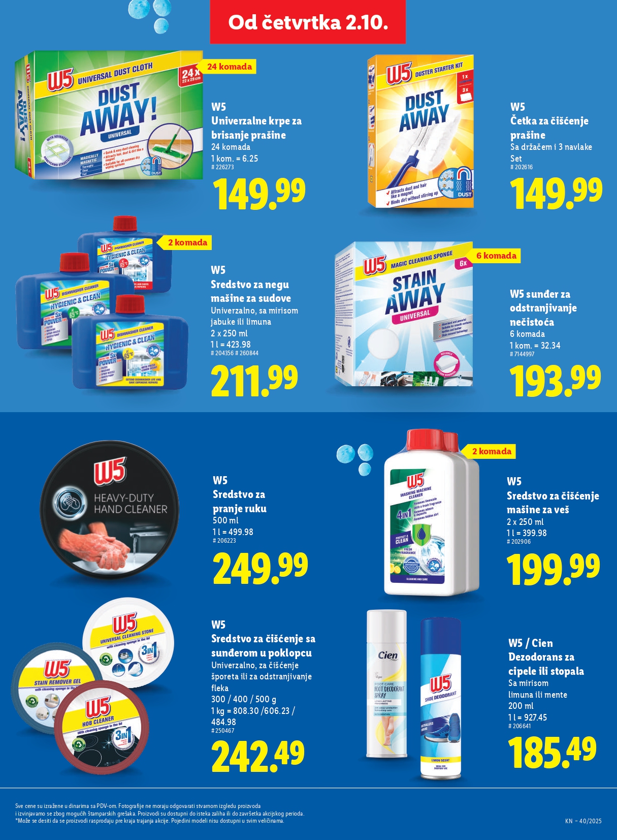 Lidl katalog 2-9.10.2025.