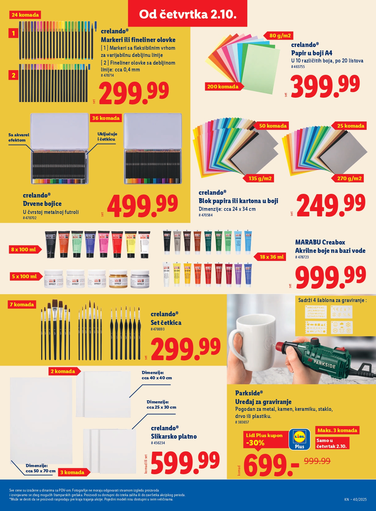 Lidl katalog 2-9.10.2025.