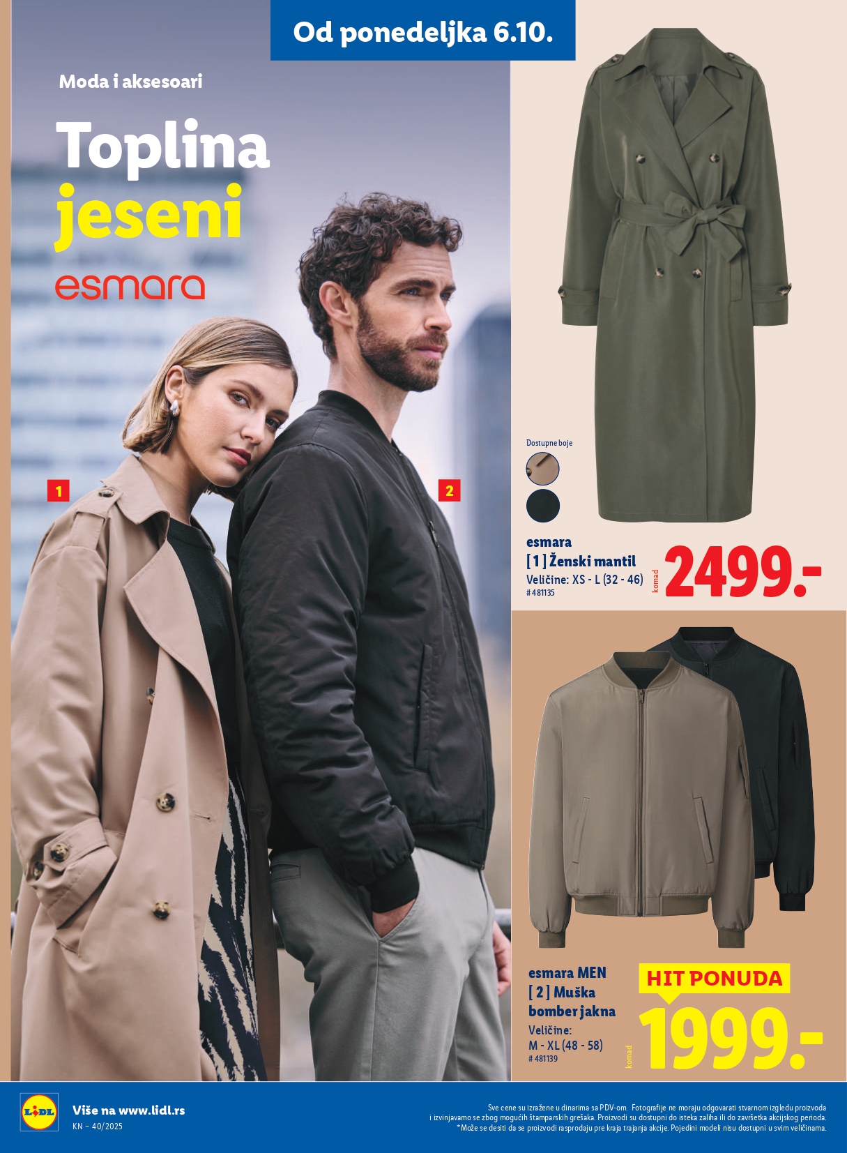 Lidl katalog 2-9.10.2025.