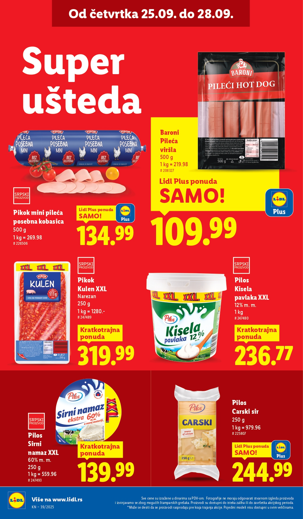 Lidl katalog 25.9-1.10.2025.