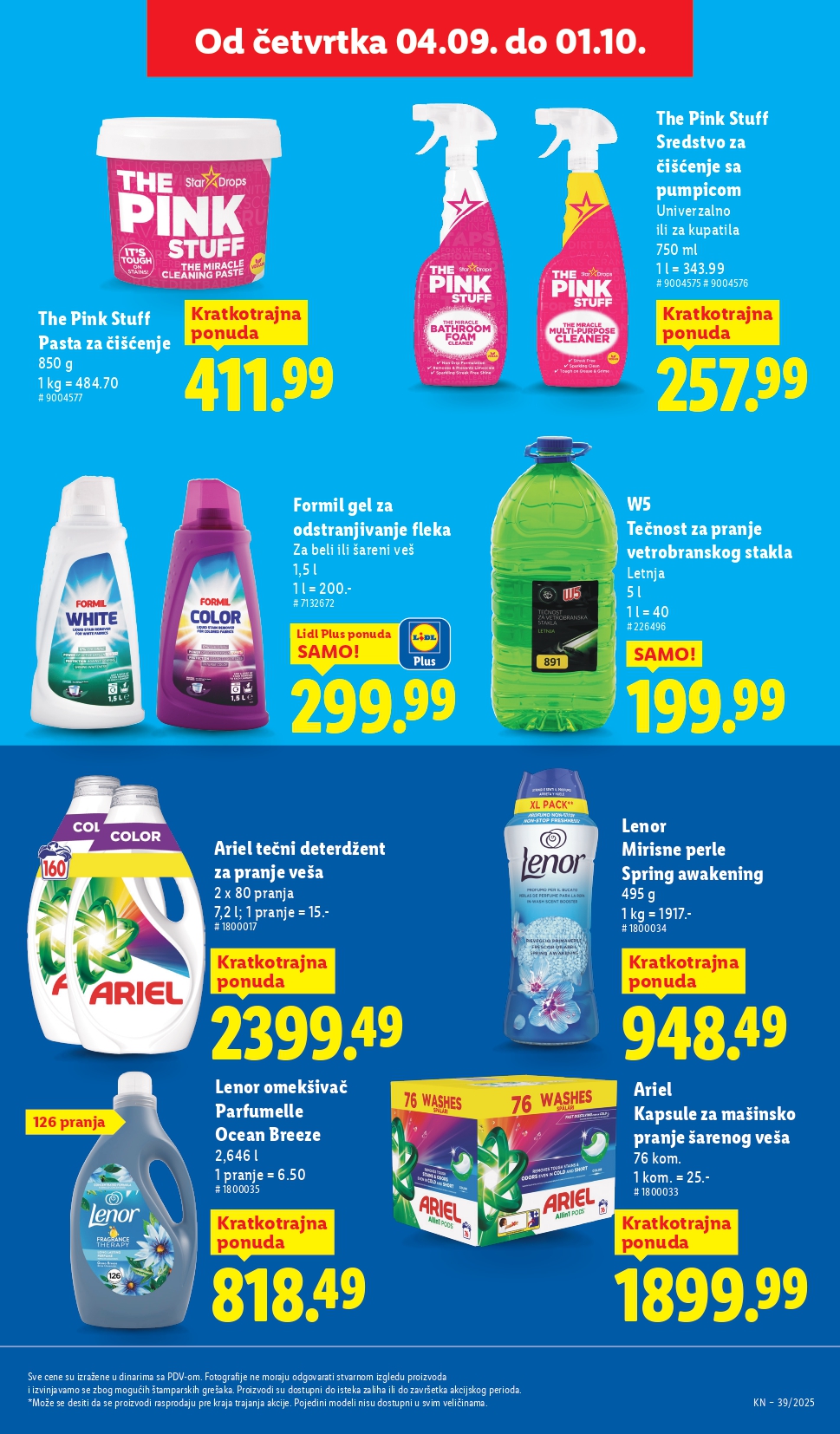 Lidl katalog 25.9-1.10.2025.