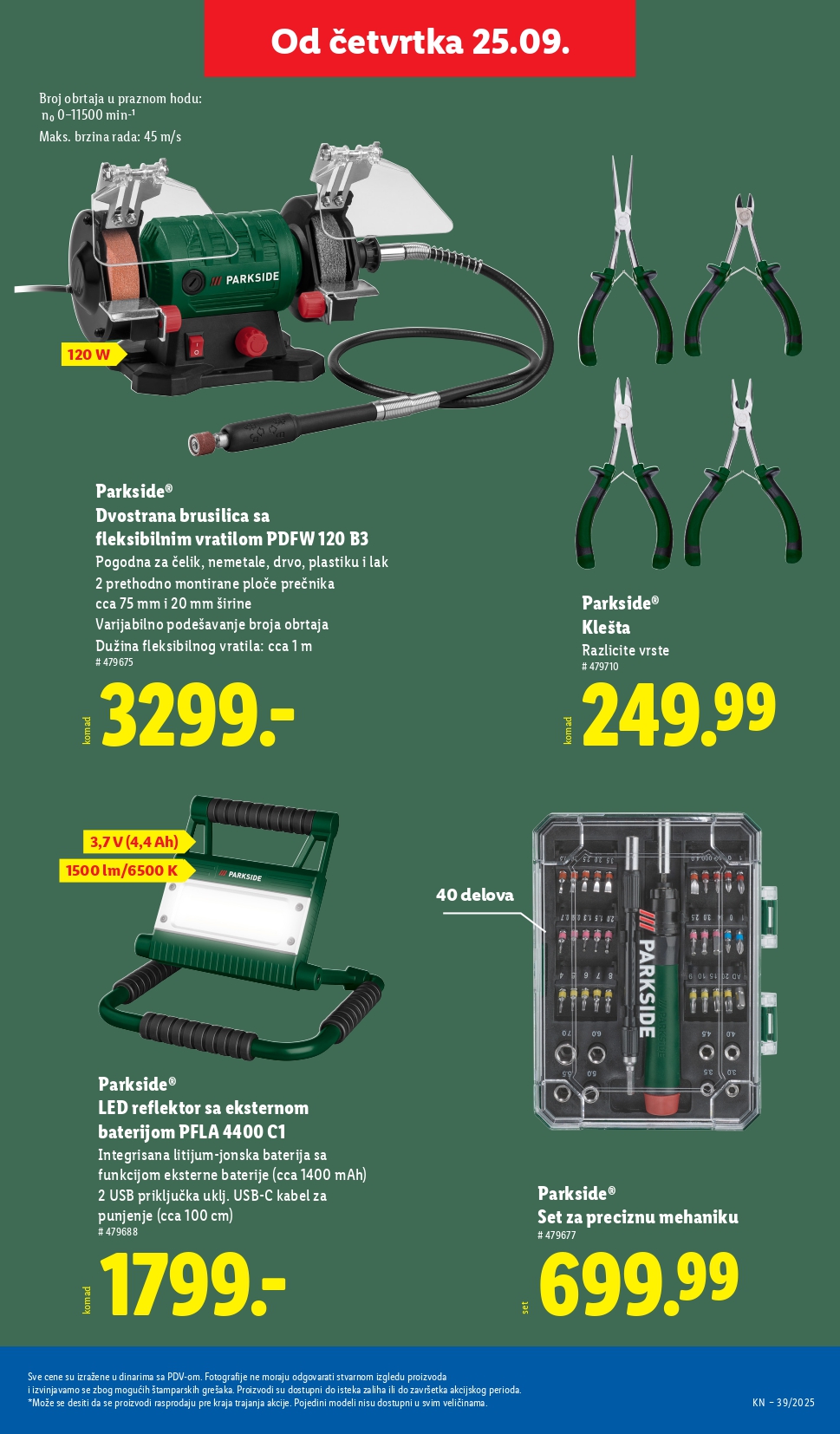 Lidl katalog 25.9-1.10.2025.